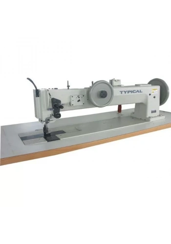Typical TW1-28BL30-K Extra kalın materyaller 76cm çift papuç çift iğne