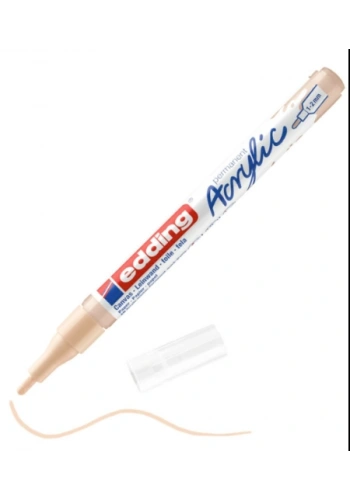 EDDİNG ED5300255 AKRİLİK MARKÖR İNCE UÇLU 1.0-2.0mm BEJ