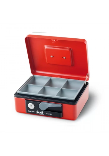 Mas 185 Orta Boy Metal Para Kasası Kırmızı