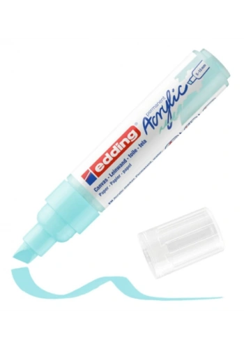 EDDİNG ED5000916 AKRİLİK MARKÖR KALIN UÇLU 5.0-10.0mm PASTEL MAVİ