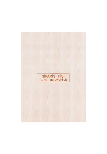 DİLMAN SİPARİŞ FİŞİ OTOKOPİLİ 2 NÜSHA 3x50