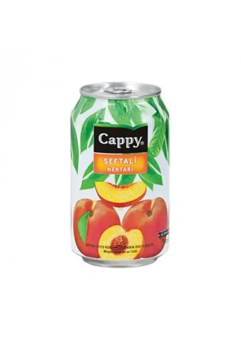 Cappy Şeftali Nektarı Kutu Meyve Suyu 330ml (12 li Koli)