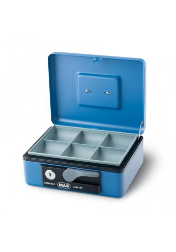 Mas 185 Orta Boy Metal Para Kasası Mavi