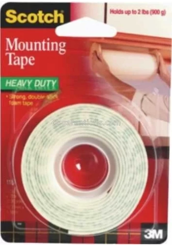 Scotch 110 Çift Taraflı Rulo Köpük Bant (Ağır malz. için)