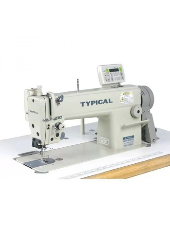 Typical GC-6160MD3 İğne transportlu iplik kesicili tek iğne kilit dikiş ince ve orta mat. için