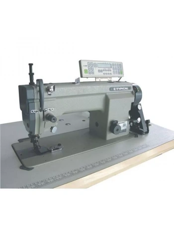 Typical GC-0918-1D Transportlu iplik kesicili tek iğne kilit dikiş gömlek ve ceket için (örümcek ayak)