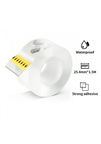 DELİ A35201 ŞEFFAF MONTAJ BANDI 25.4mmx1.5m BLİSTER