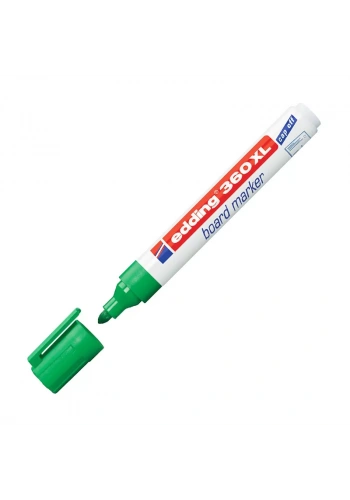 EDDİNG 360XL BEYAZ TAHTA KALEMİ YUVARLAK UÇ YEŞİL