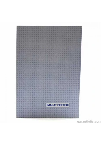 Dilman Karton Kapak İmalat Defteri (40 Yaprak)