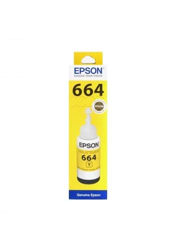 EPSON T664 C13T66444A SARI MÜREKKEP KARTUŞ 70ml (L100 L200 L300 L500 L1300)