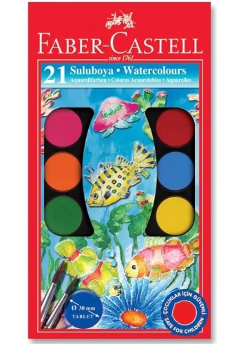 Faber Castell 21 Renk Sulu Boya