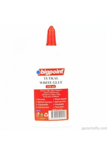BİGPOİNT BP496 Beyaz Tutkal 118 ml.
