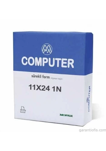 Mopak Sürekli Form Bilgisayar Kağıdı 1 Nüsha 70gr 11x24 (2000 li)