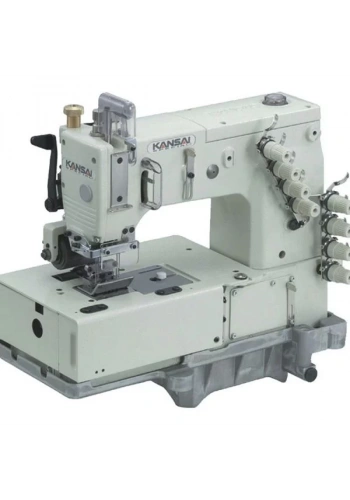 Kansai Special DLR-1508-PR Kemer Zincir Dikiş Makinası (İki Parçalı Merdane Çekerli)
