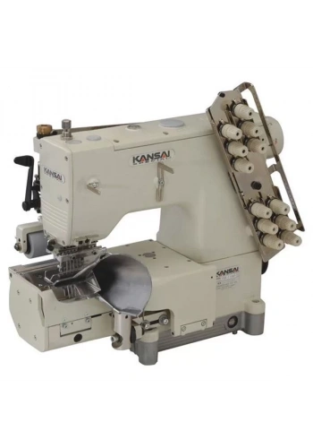 Kansai Special FBX-1106P Kemer 6 İğne Transportlu Merdane Çekerli Zincir Dikiş Makinası