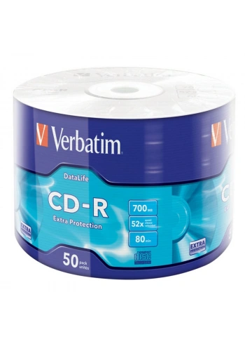 Verbatim CD-R Extra Protection 700 MB (50 li Paket)