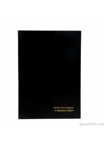 Dilman Ciltli Numaralı Genel Kurul Toplantı ve Müzakere Defteri (96 Yaprak)