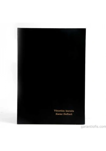 Dilman Ciltli Numaralı Yönetim Kurulu Karar Defteri (96 Yaprak)