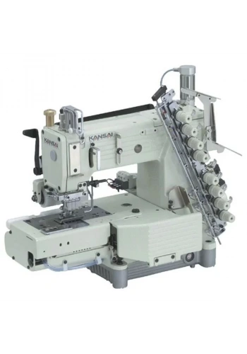 Kansai Special FX-4404-P-UTC Burunlu 4 İğne Havalı İplik Kesicili Zincir Dikiş Makinası