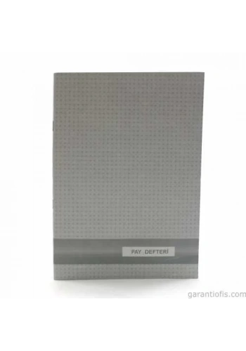 Dilman Numaralı Pay Defteri (40 Yaprak)