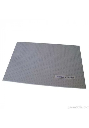 Dilman Numaralı Damga Vergisi Defteri (Karton Kapak - 40 Yaprak)