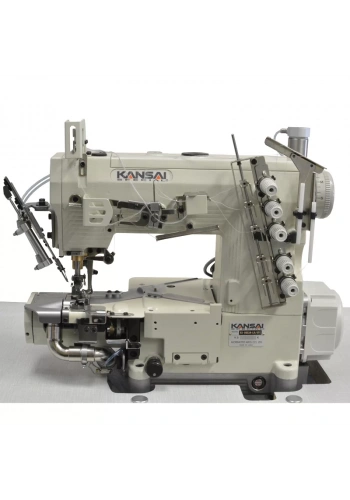 Kansai Special RX-9803A-LK/UTC Soldan Bıçaklı Havalı İplik Kesicili Burunlu Reçme Makinası