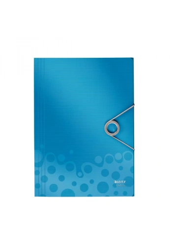 Leitz 4563 Bebop Lastikli Dosya Mavi (İnce)