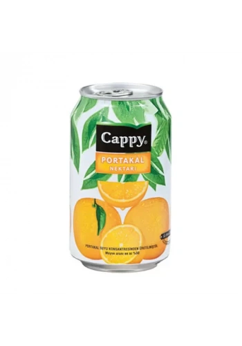Cappy Portakal Nektarı Kutu Meyve Suyu 330ml (12 li Koli)