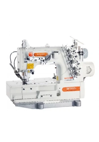 Siruba F007KD-W122-356/FHA-UTG Dırect Drıve Otomatik İplik Kesmeli Havalı Elektronik Etek Reçme Makinası