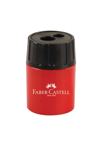 FABER-CASTELL GENİŞ HAZNELİ ÇİFTLİ KALEMTRAŞ (438000)