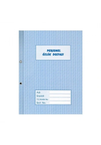 Dilman Personel Özlük Dosyası (Karton Kapak)