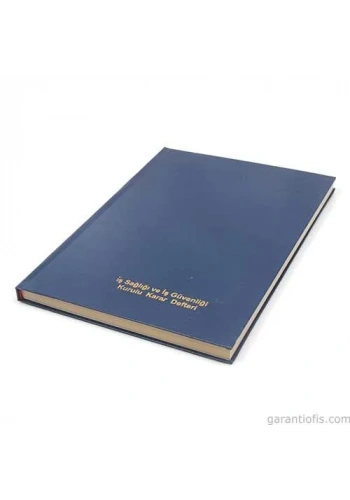 Dilman İş Sağlığı ve Güvenliği Kurulu Karar Defteri (Ciltli - Numaralı)