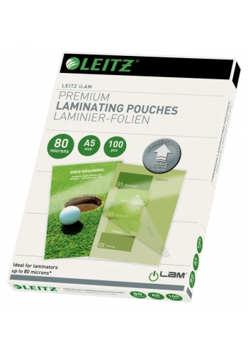 Leitz 7492 Laminasyon Poşeti A5 / 80 Mikron (100 lü Paket)