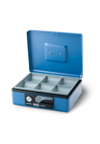 Mas 190 Büyük Boy Metal Para Kasası Mavi