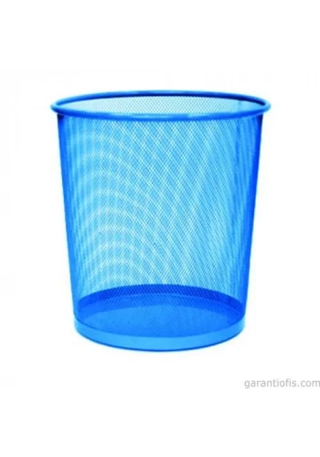 Bigpoint Metalik Mavi Çöp Kovası (8Lt)