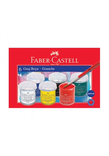 FABER-CASTELL GUAJ BOYA 6 RENK (160400)