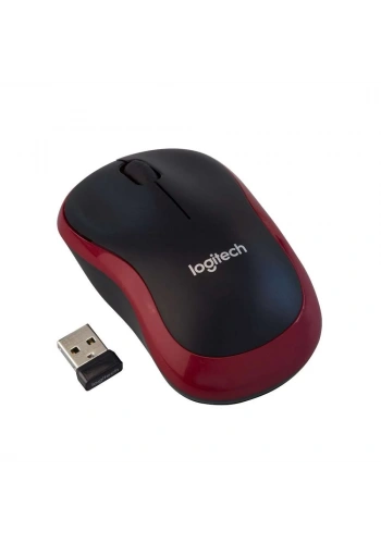 Logitech M185 Kablosuz Mouse Kırmızı (2,4 GHz)