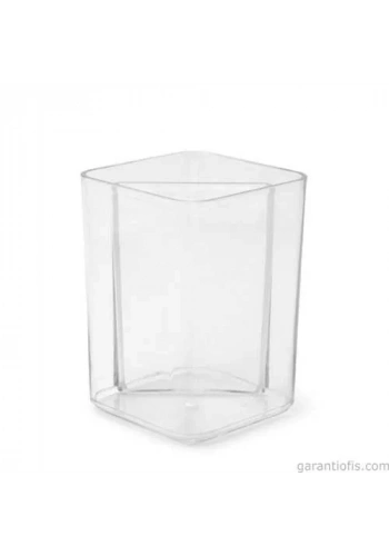 Mas 490 Şeffaf Kubik Kalemlik