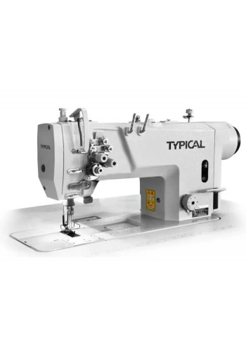 Typical GC-9420-M Çift İğne Küçük Mekik İptalsiz İplik Kesicili Kilit Dikiş Mikro Yağlamalı Direct Drive Orta Mat için