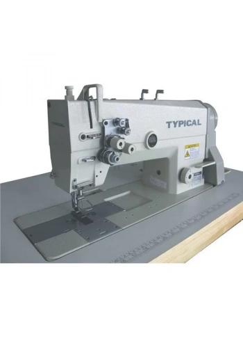 Typical GC6842H Çift İğne Küçük Mekik İptalsiz Kilit Dikiş Orta ve Kalın Mat. için