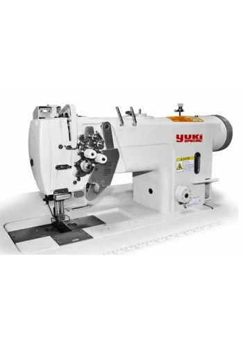 Yuki YK-8750C-005 Çift İğne B Mekik İptalli Kilit Dikiş Mikro Yağ. (Kalın Mat. İçin)
