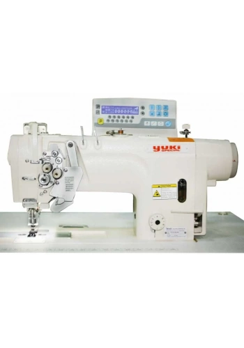 Yuki YK-8750D-403 Çift İğne B Mekik İptalli İplik Kes. Kil. Dikiş Mik. Yağ. D. Drive (Orta Mat İçin)