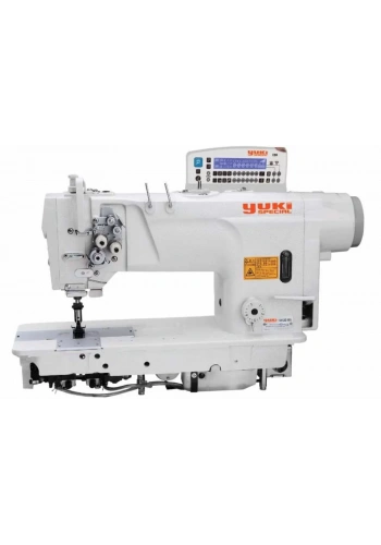Yuki YK-8420D-403 Çift İğ Küçük Mekik İptalsiz İplik Kes. Mik. Yağ. D.Drive (Orta Mat. İçin)