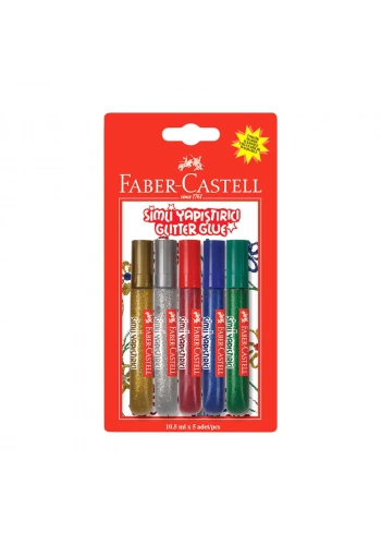 FABER-CASTELL SİMLİ YAPIŞTIRICI 5Lİ BLİSTER (179705)