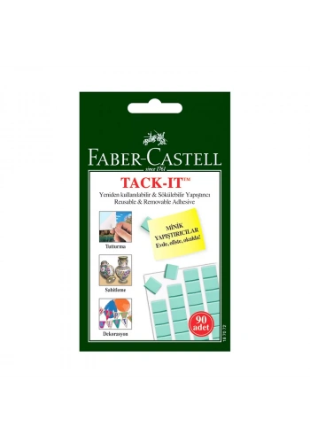 FABER-CASTELL TACK-İT HAMUR YAPIŞTIRICI YEŞİL (187091)