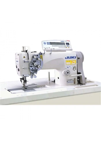 Juki LH-3588AGF-7-WB-AK135 Direct Drive İğne Transportlu İptalli Elektronik Büyük Mekik Çift İğne Düz Dikiş Makinası