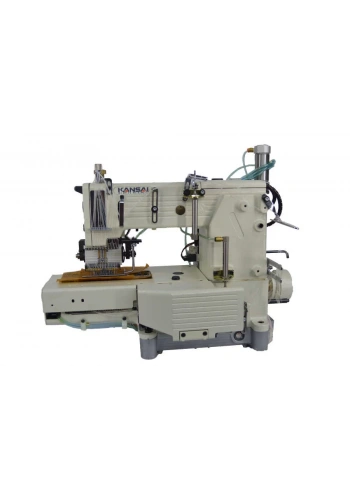 Kansai Special FX-4412-P-UTC Burunlu 12 İğne Havalı İplik Kesicili Zincir Dikiş