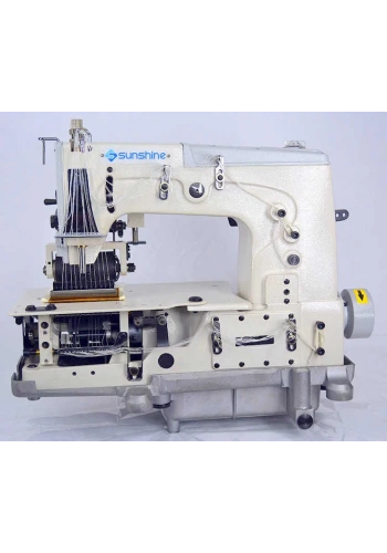 Sunshine DB-78712 P 12 İğne Zincir Dikiş Makinası (6.4mm) Kavramalı Motor