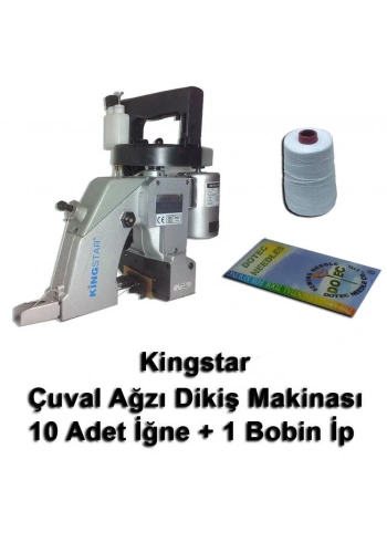 Kingstar GK26-1A Çuvalağzı Dikiş Makinası + 10 Adet İğne + 1 Bobin İp
