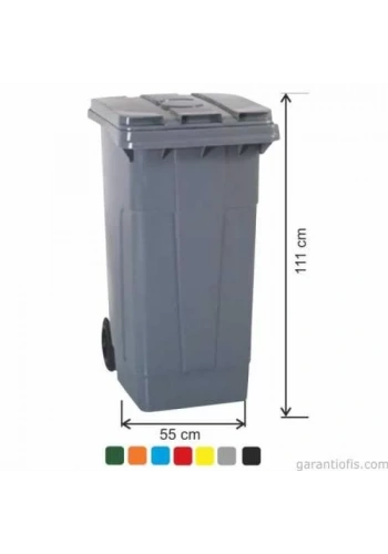 Garanti Metal 7088 Plastik Çöp Konteyneri (240 Litre)